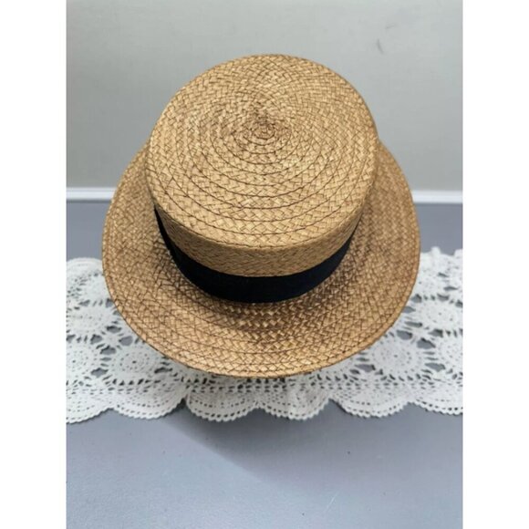 Pedigree Hats Women\'s Straw Beach Sun Hat 7 3/8 Stylish Summer Vintage Cap main image 7